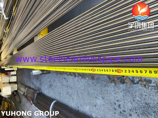 لوله بدون درز فولادی ضد زنگ ASTM A213 TP312H با سطح آنیل روشن برای مبدل حرارتی