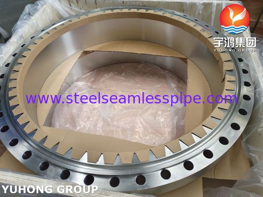 ASTM A182 F310 WN RTJ Face Stainless Steel Pipe Forged Flange برای نیروگاه های پتروشیمی و برق