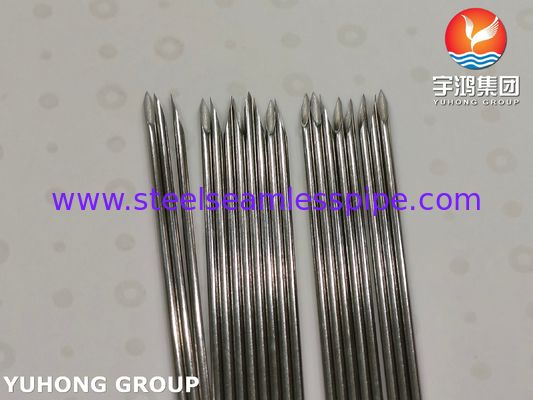 Stainless Steel Medical Tri-bevelled Veterinary Needle Tube / Cannula For Injection 16G