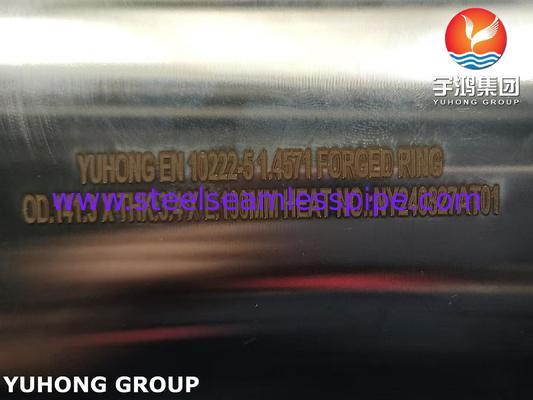 EN 10222-5 1.4571 Forged Ring & Flange Stainless Steel 316 for Chemical Plant and Marine Piping Systems