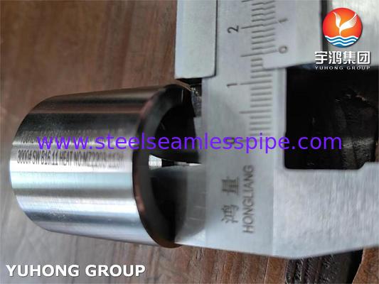 کوپلینگ فولاد ضد زنگ سوپر دوبلکس ASTM A182 F53 با مقاومت بالا در برابر فشار و خوردگی برای کاربردهای نفت و گاز