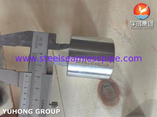 کوپلینگ فولاد ضد زنگ سوپر دوبلکس ASTM A182 F53 با مقاومت بالا در برابر فشار و خوردگی برای کاربردهای نفت و گاز