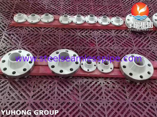 ASTM A105 Weldneck Raised Face Carbon Steel Forged Flange B16 از فولادی کربن ساخته شده با گردن جوش شده5