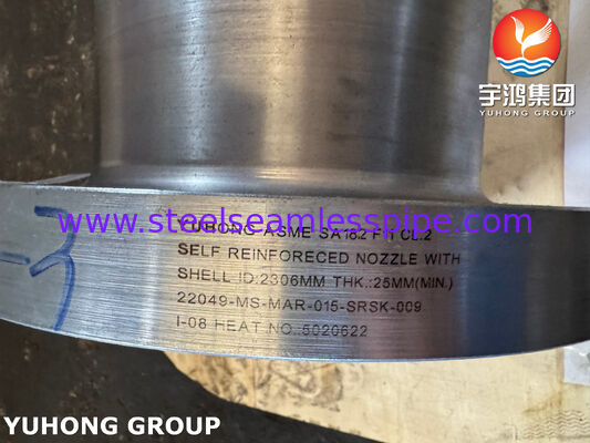ASME SA182 F11 Cl.2 Self Reinforced Nozzle For Pressure Vessel