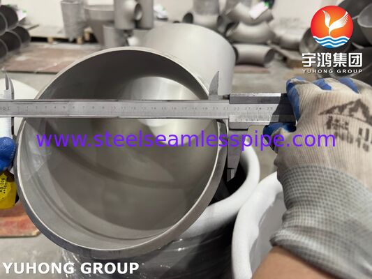 اتصالات لوله ASTM B366 WPHC276 / UNS N10276 Hastelloy C276 زانویی 45 درجه 90 درجه