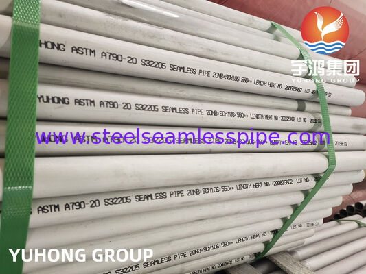 ASTM A790 S32205 لوله دوگانه فولاد ضد زنگ لوله بدون درز