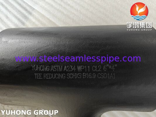 اتصالات فولادی آلیاژی ASTM A234 WP11 CL2 جوش داده شده برای صنایع شیمیایی