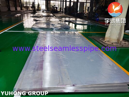 صفحه های پوسته شده از تیتانیوم فولاد قطعات پوسته شده SA516 Gr 70 با ترکیب مواد انفجاری Gr.2