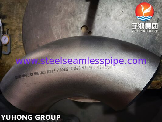 ASTM A403 WP304 فولاد ضد زنگ مناسب آرنج بُت ویلدی