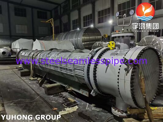 مبادله گرما سر شناور با لوله های 316L و صفحه لوله پوشانده SA350 LF2/316L برای مدیریت خوردگی مقرون به صرفه