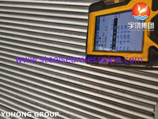 لوله فولادی ضد زنگ داپلکس ASTM A790 S32205 برای صنعت نفت و گاز