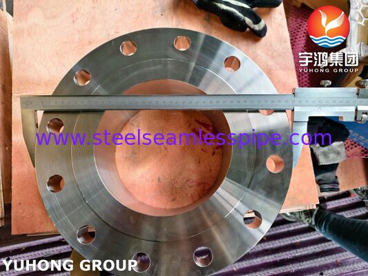 فلنج کور فورج شده فولادی آلیاژ نیکل مونل 400 N04400 ASTM B564 با سطح برجسته