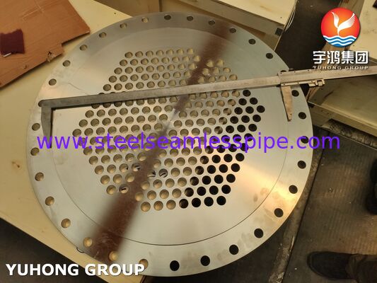 صفحه لوله سرویس مبدل حرارتی عمومی ASME SA240 SS304 100% UT