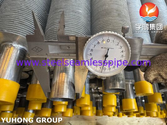 لوله پره دار اکسترود شده EN 10217-7 1.4301 برای بویلرها و خنک کننده های هوا