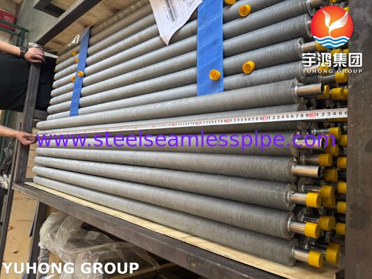 لوله پره دار اکسترود شده EN 10217-7 1.4301 برای بویلرها و خنک کننده های هوا