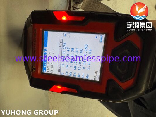 ASTM A312 TP316L لوله بدون درز از فولاد ضد زنگ برای پالایشگاه نفت گاز پتروشیمی