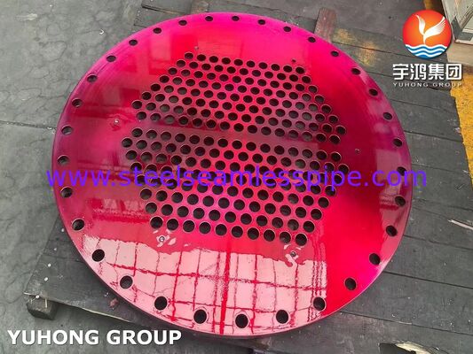 صفحه لوله ثابت فولاد ضد زنگ ASME SA240 SS304 برای مبدل حرارتی