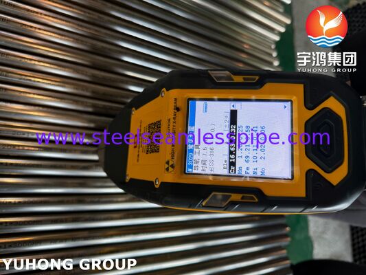 ASTM A249 TP316L 1.4404 لوله های جوشیده از فولاد ضد زنگ روشن برای تبخیر کننده EP MP