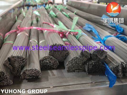 SUS304 ISO9626 10 - 34G لوله موی دارویی پزشکی فولاد ضد زنگ برای تجویز دارو