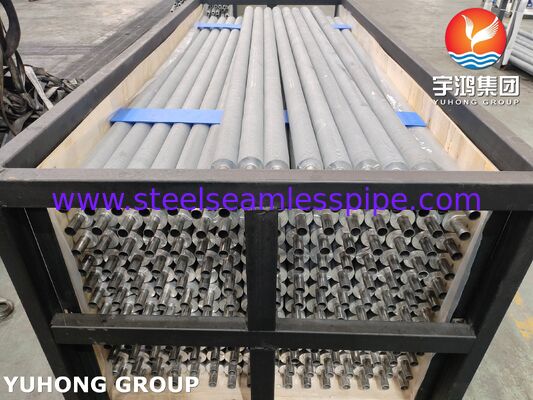 EN 10217-7 1.4301 لوله های بالدار استرول شده برای خنک کننده های هوا