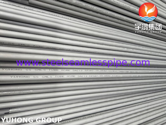 ASME SA213 TP347 لوله مبادله گرما بدون درز از فولاد ضد زنگ