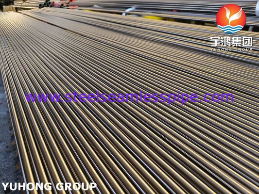 ASTM A213 TP321H لوله بدون درز از فولاد ضد زنگ روشن و ضد خوردگی و مقاومت در برابر گرما برای مبادلات گرما