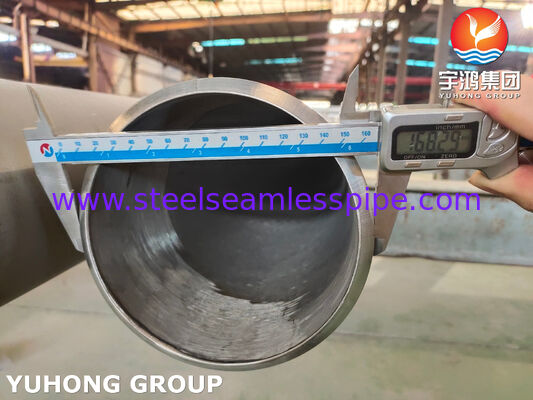 لوله فولادی بدون درز ASTM A376 TP347H برای کاربردهای صنعتی دما و فشار بالا