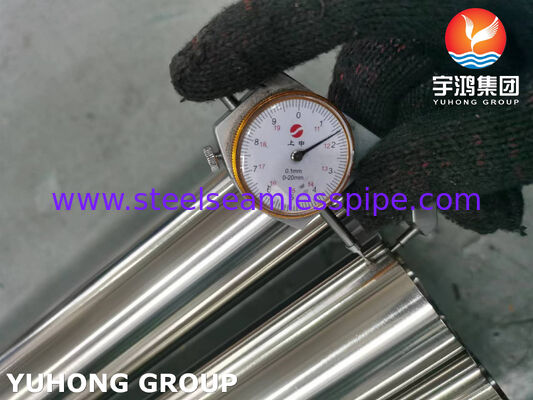 لوله بهداشتی فولاد ضد زنگ 3A / ASTM A270 TP316L آنیل شده روشن برای پالایشگاه شکر