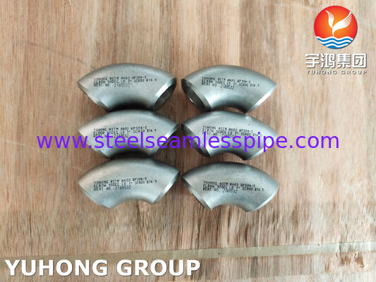 ASTM A403 WP304-S 90 درجه LR آرنج بدون درز برای زمینه صنعتی