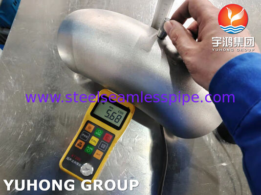 زانویی ASTM A403 WP304H-S برای حوزه صنعتی، اتصالات لوله فولاد ضد زنگ