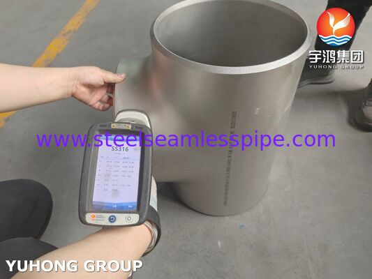 زانویی اتصالات ASTM A403 WP316L-S، زانویی لوله بدون درز فولاد ضد زنگ