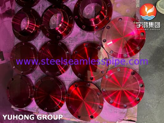فلنج فورج شده از فولاد ضد زنگ آستنیتی ASME SA182 F304 برای سیستم های خط لوله صنعتی مطابق با استاندارد ASME B16.5