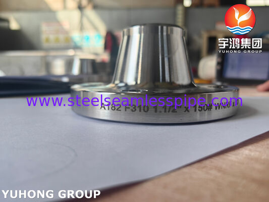 ASTM A182 F310 فلنج فولادی فولادی فولادی برای سیستم های لوله کشی با دمای بالا و فشار بالا