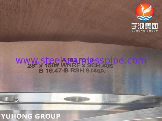 ASTM A182 F310 فلنج فولادی فولادی فولادی برای سیستم های لوله کشی با دمای بالا و فشار بالا