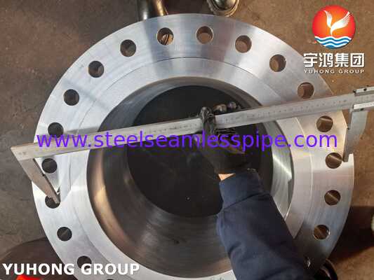 فلنج فورج شده فولاد کربن ASME SA105 / SA105N برای سیستم‌های خط لوله صنعتی