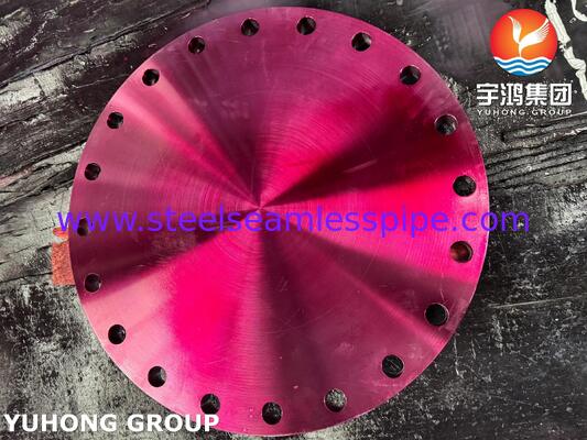 فلنج کور فولاد ضد زنگ سوپر دوبلکس ASTM A182 F55 با سطح برجسته کلاس 150 تا 1500