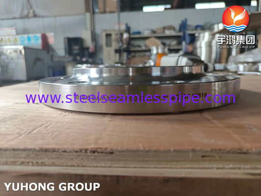 ASTM A182 F60 SO RF Flange، Super Duplex فولاد ضد زنگ جعل شده Slip-On Flange چهره بلند