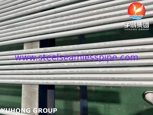 لوله بدون درز فولاد ضد زنگ ASTM A269 TP316L برای کندانسور، ترشی و بازپخت شده