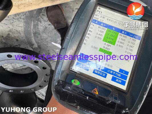 فلنج گردن جوشی RF ASTM A182 F11، فلنج گردن جوشی با سطح برجسته از آلیاژ کروم مولیبدن فورج شده