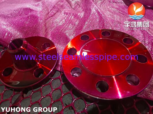 فلنج ASTM B564 N04400، فلنج فورج شده از آلیاژ نیکل-مس مونل 400 برای مقاومت در برابر خوردگی