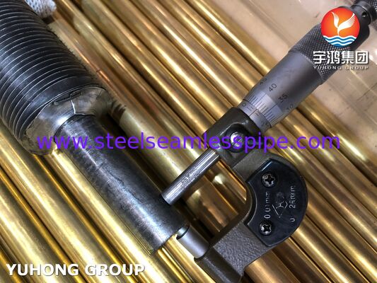 ASTM A179 نوع L Fin Seamless (Smls) لوله، تبادل گرما با کارایی بالا لوله فلز فلز با کربن پایین