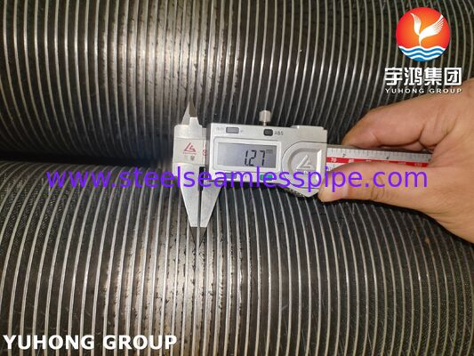 ASTM A376 TP347H Fin Tube CS, High-temperature-resistant Composite Fin Tube (CS Base + TP347H Fin) لوله های فلک دار جامع مقاوم در برابر دمای بالا