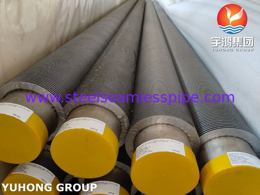 ASTM A376 TP347H Fin Tube CS, High-temperature-resistant Composite Fin Tube (CS Base + TP347H Fin) لوله های فلک دار جامع مقاوم در برابر دمای بالا