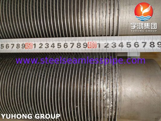 ASTM A376 TP347H Fin Tube CS, High-temperature-resistant Composite Fin Tube (CS Base + TP347H Fin) لوله های فلک دار جامع مقاوم در برابر دمای بالا