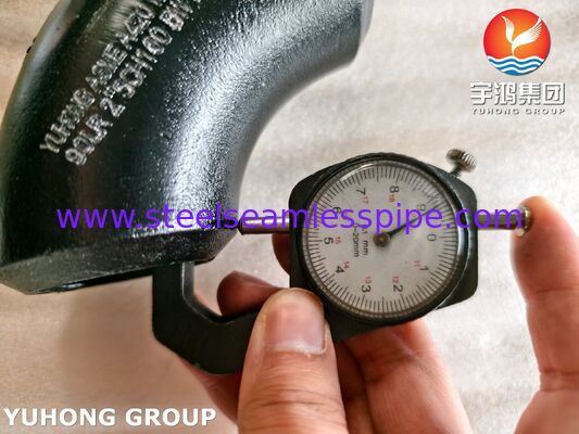 ASME SA420 درجه WPL6 فلز کربن با دمای پایین LTC Buttweld 90DEG Elbow