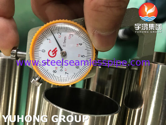 لوله فولاد ضد زنگ 304L با گریت 320/240 ASTM A269 عملیات حرارتی شده برای کاربردهای بهداشتی