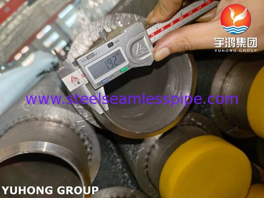 لوله های HFW ASTM A312 TP347H فولاد ضد زنگ برای دیگ های حرارتی