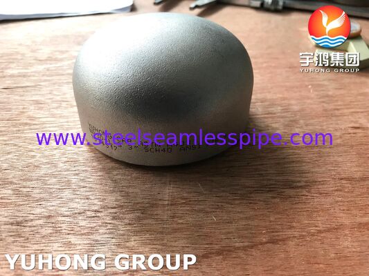 اتصالات جوشی سرپوش دار B16.9 مبدل حرارتی کندانسورهای ASTM A403 WP304L