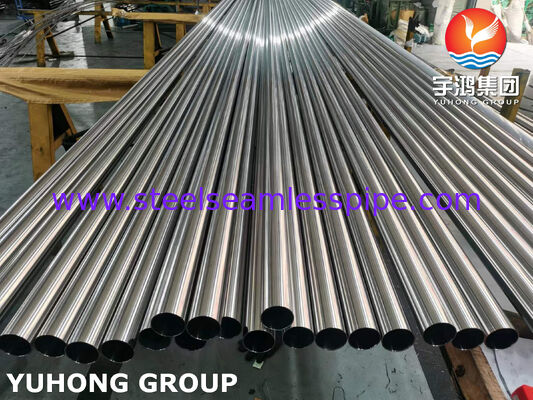 لوله های جوشیده شده از فولاد ضد زنگ A270 TP304 180 360 سطح پولیش شده خرد برای صنایع مواد غذایی و نوشیدنی و لبنیات