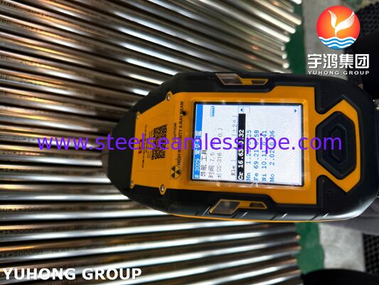 A249 TP316L لوله های جوشیده شده فولاد ضد زنگ روشن، برای مبادله گرما / دیگ / کندنسر